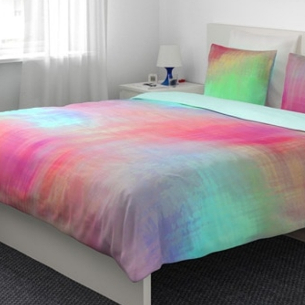 IKEA Pastel Ombre Duvet Cover in Pink, Green, Blue